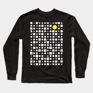 Square and Circle Abstract Long Sleeve T-Shirt